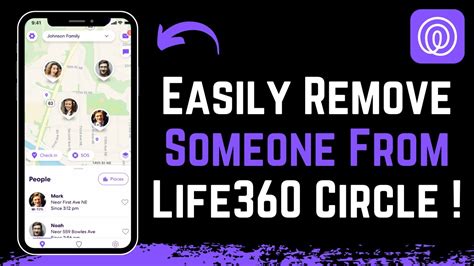 If you get into a serious accident out here, it might be hours or days before someone crosses your path and in an emergency every second counts. . How do you remove someone from life360